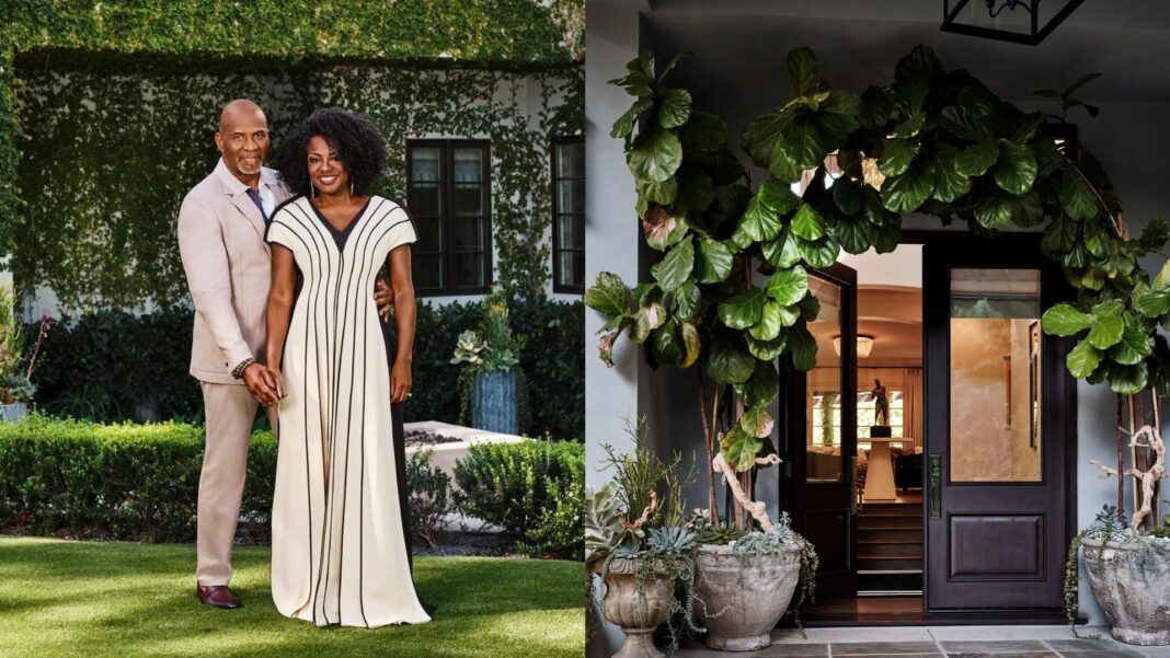 Viola Davis mostra detalhes de sua mansão e diz que o espaço foi inspirado na herança africana: “um santuário”