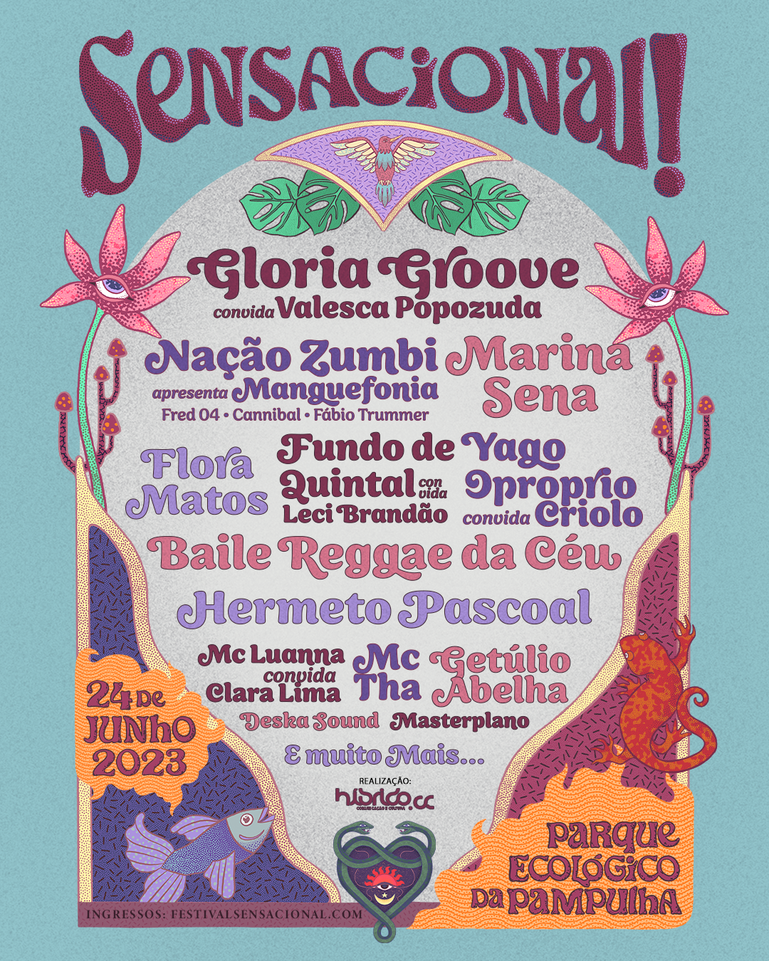 DÉCIMA EDIÇÃO DO FESTIVAL SENSACIONAL RETORNA AO PARQUE ECOLÓGICO DA PAMPULHA