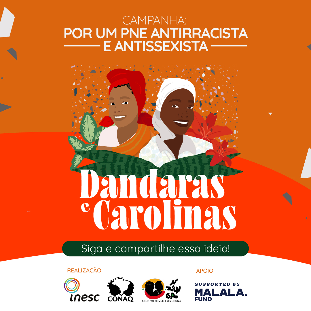 Campanha Dandaras e Carolinas mobiliza jovens negras, periféricas e quilombolas para incidir na política educacional