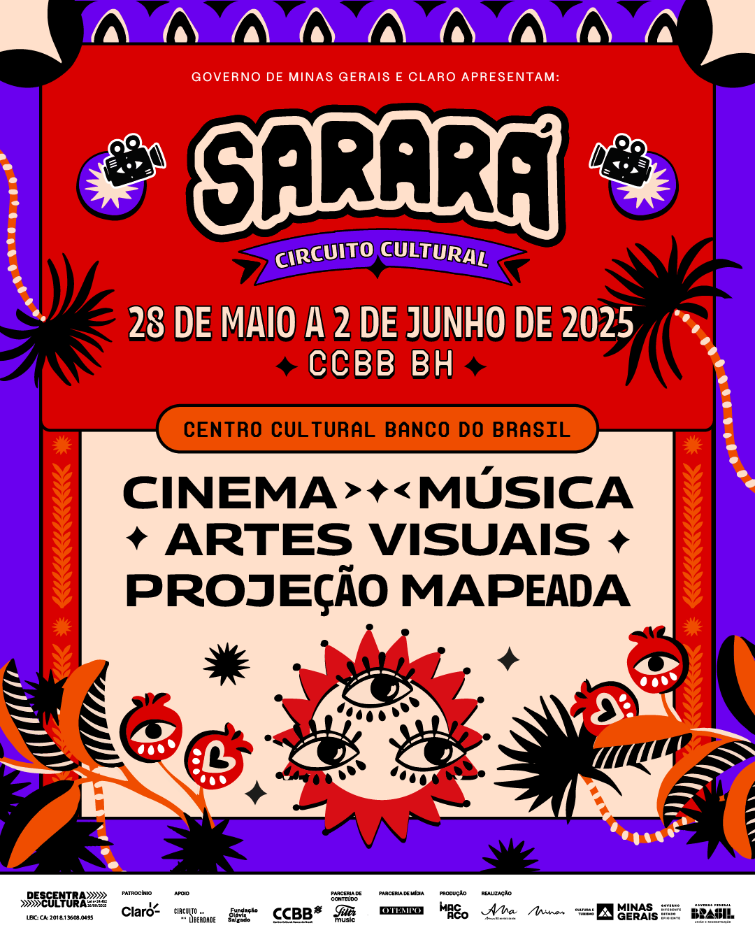 Sarará apresenta Circuito Cultural com programação gratuita no CCBB Belo Horizonte