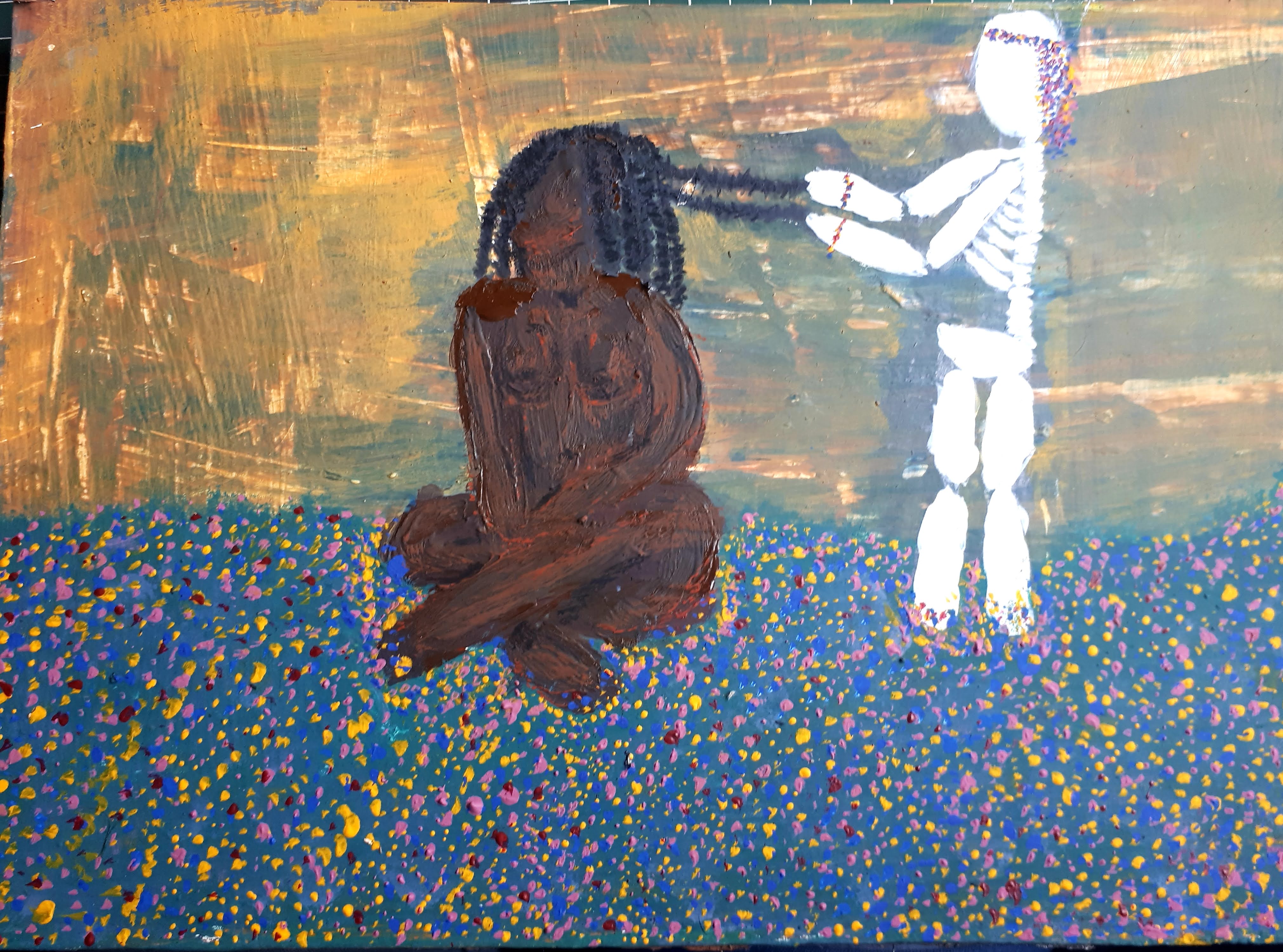 Exposição no Palácio das Artes reúne obras de artistas mineiras refletindo a solidão de mulheres negras em espaços de poder
