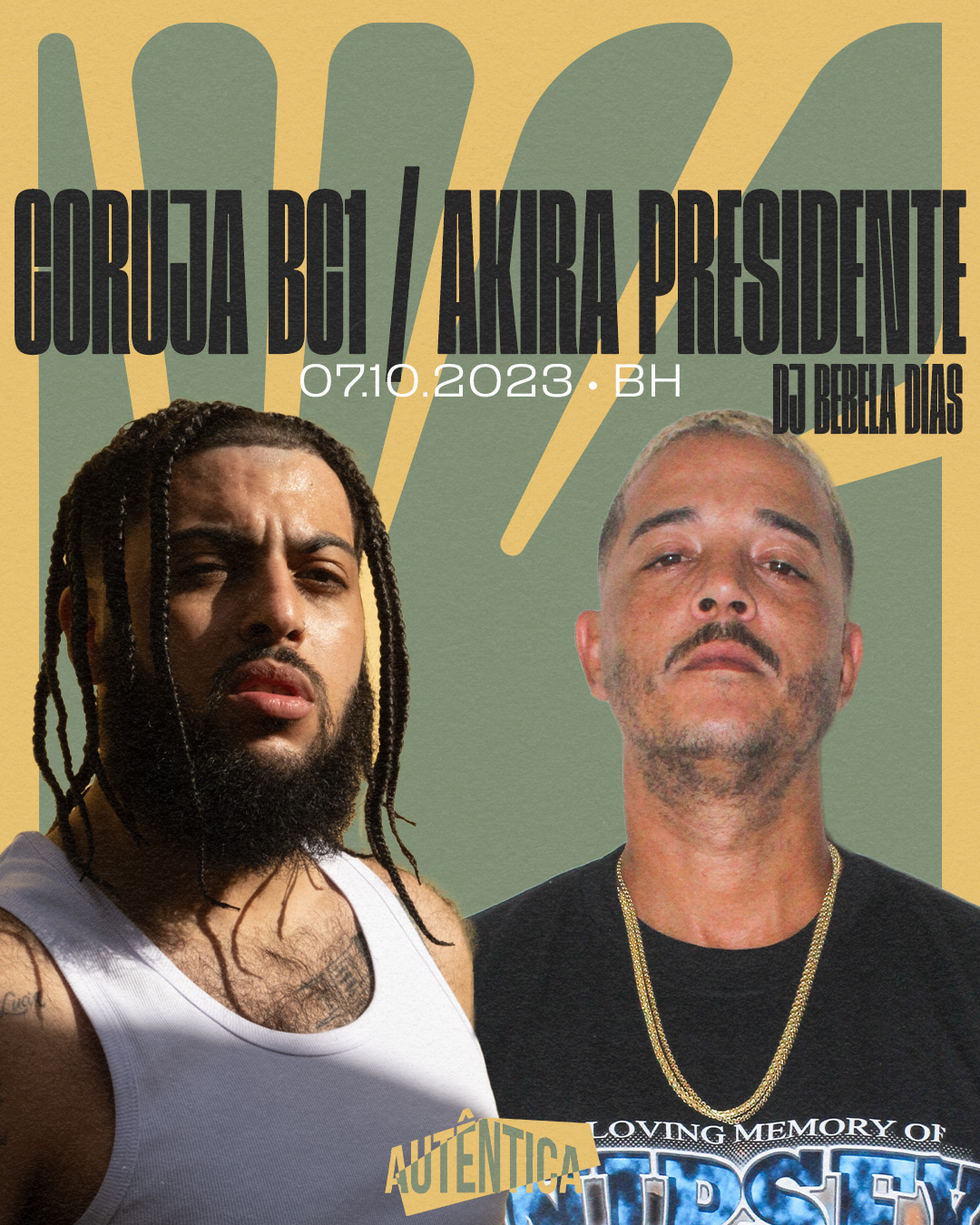 Akira Presidente e Coruja BC1 levam o melhor do rap carioca e paulista para Belo Horizonte