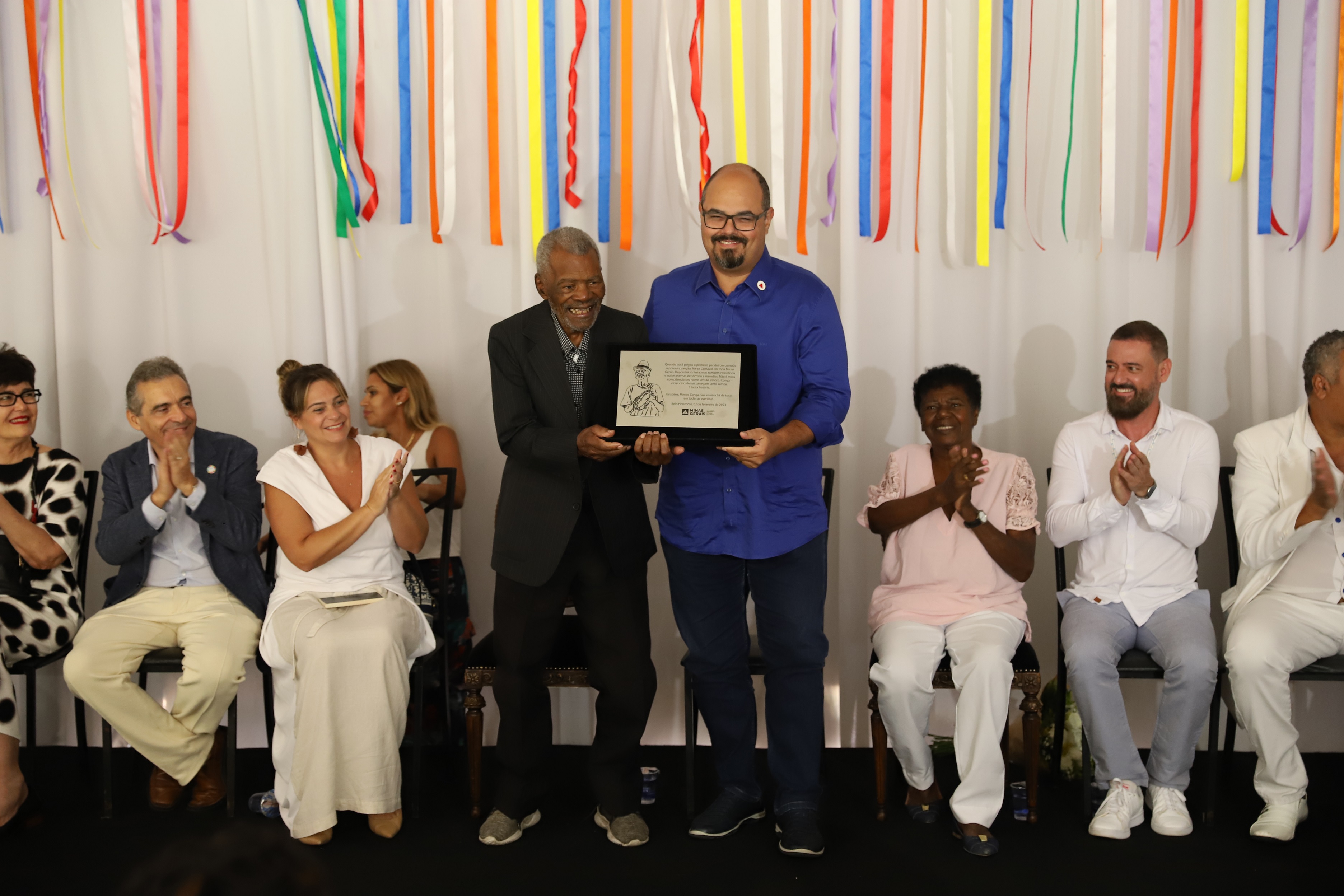 Governo de Minas Gerais lança programação do Palácio do Samba e homenageia Mestre Conga
