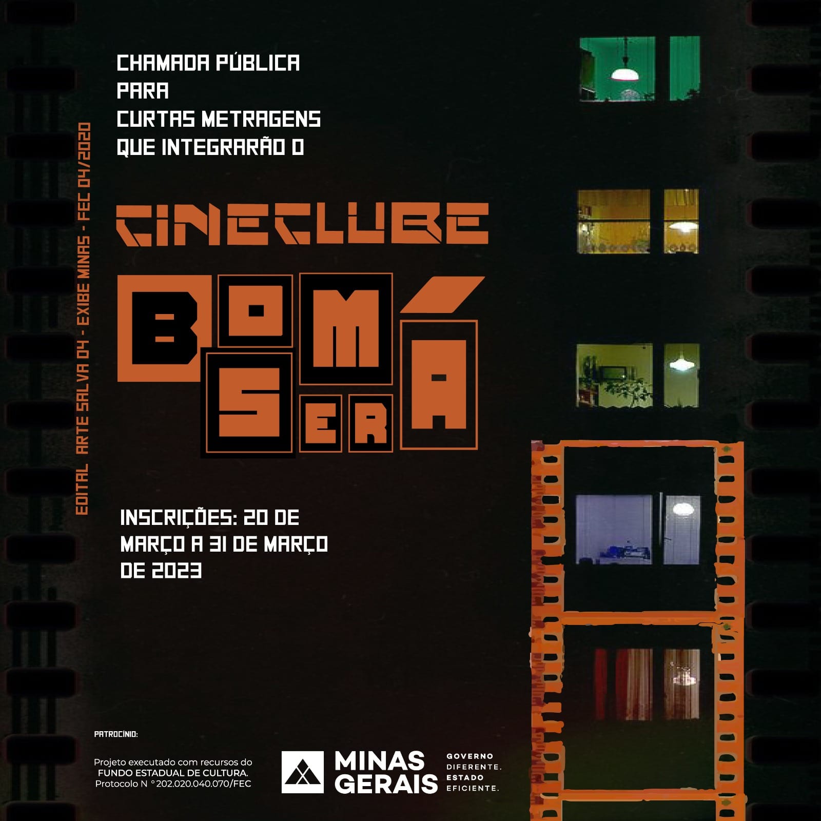 INSCRIÇÕES ABERTAS PARA O CINECLUBE BOMSERÁ